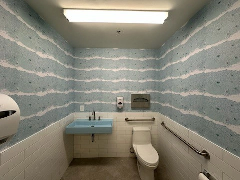 Residential bedroom wallpaper installation San Antonio